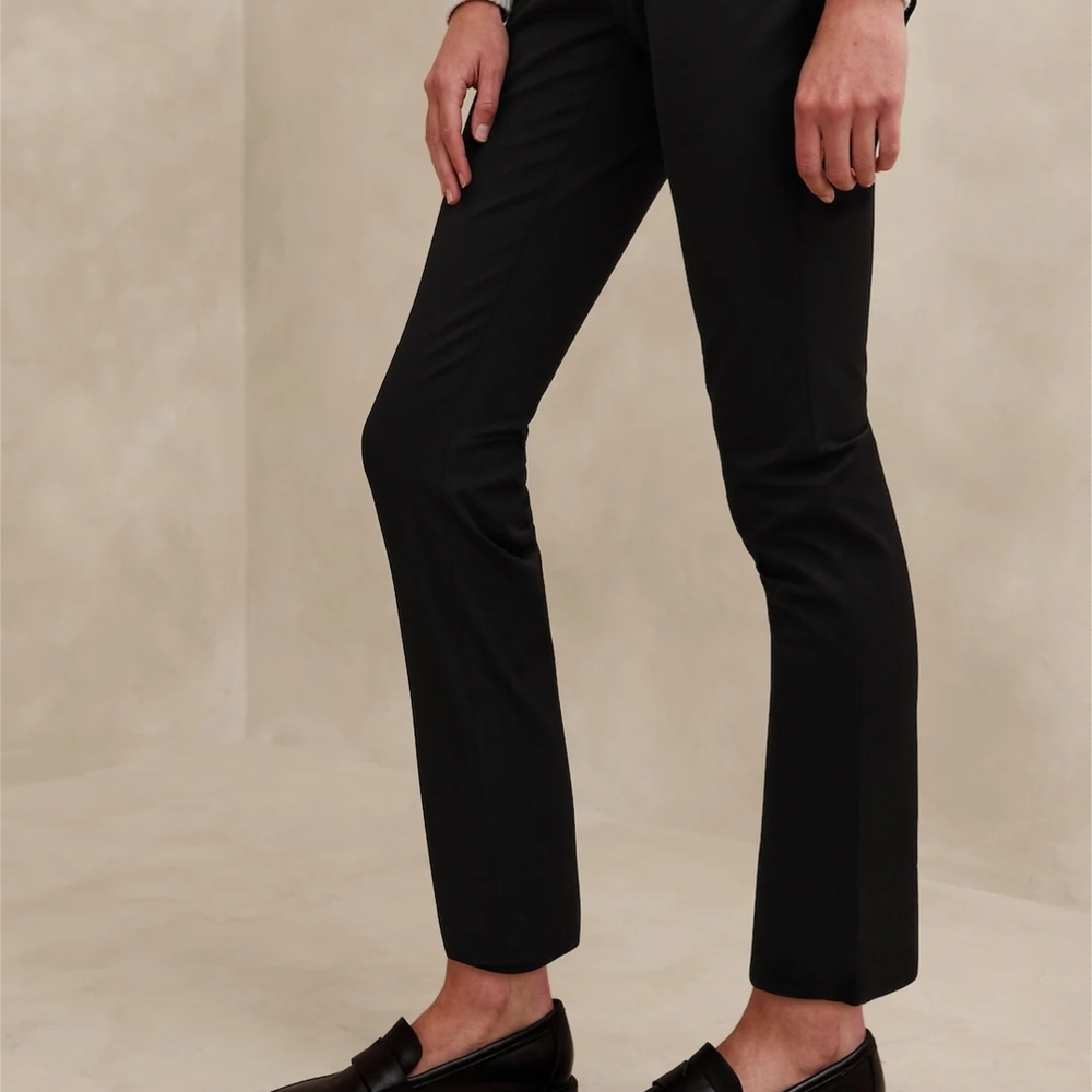 Banana Republic Black Sloan Curvy Fit Pants